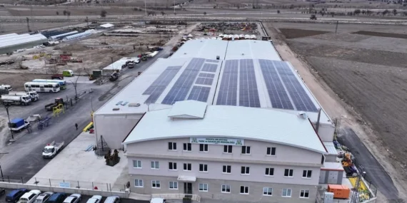 Isparta belediyesi çatılarını ges ile kaplıyor
