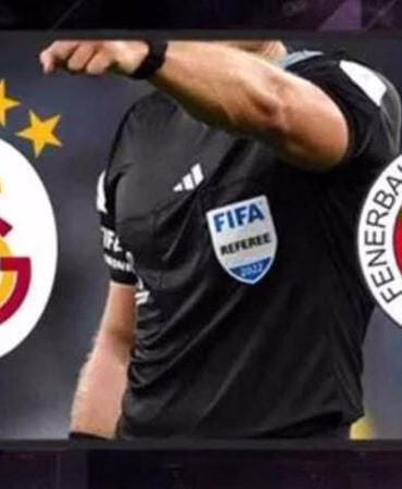 Galatasaray – Fenerbahçe derbisi için anlaşılan hakem ortaya çıktı