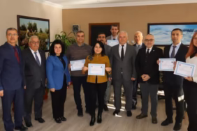 Isparta İl Özel İdaresi'nde başarılı personellere ödül