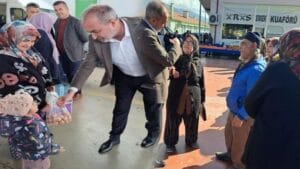 Atabey belediye başkanı Serdar Pehlivan, yeni pazar yerini ziyaret etti