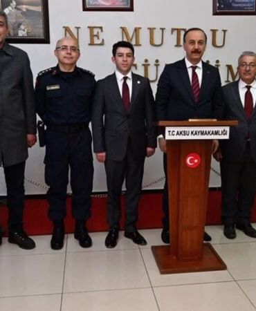 Isparta Valisi Abdullah Erin, Aksu ilçesine çalışma ziyareti gerçekleştirdi