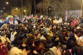 Polis geniş güvenlik önlemi aldı, yol trafiğe kapandı