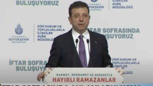 İmamoğlu: Daha fazla ayrışmaya değil ortak sofrada buluşmaya ihtiyacımız var