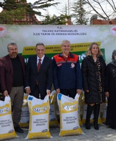 Isparta'da yüzde 60 hibeli aspir projesi hayata geçti
