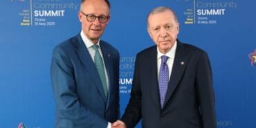 Cumhurbaşkanı Erdoğan, Almanya Başbakanı Merz ile Tiran'da görüştü