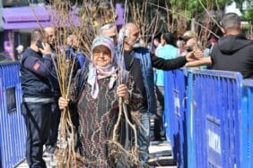 Isparta'da 15 bin adet meyve fidanı dağıtıldı
