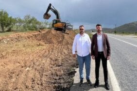 Isparta Fele Köyü bağlantı noktasında çalışmalar başladı