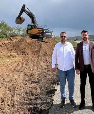 Isparta Fele Köyü bağlantı noktasında çalışmalar başladı
