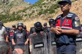 Su tartışmalarında köylü direnince DSİ çalışmalara ara verdi