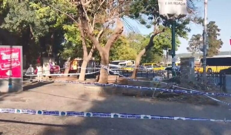Kaldırımda yürüyen yayaların üzerine ağaç devrildi! 3 yaralı