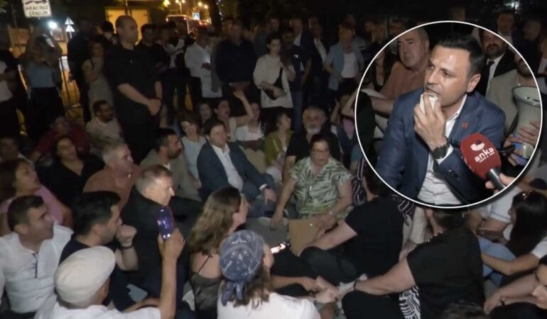 CHP'den Vatan Emniyet'in önünde nöbet