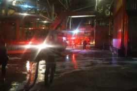 Isparta'da fabrikada yangın paniği