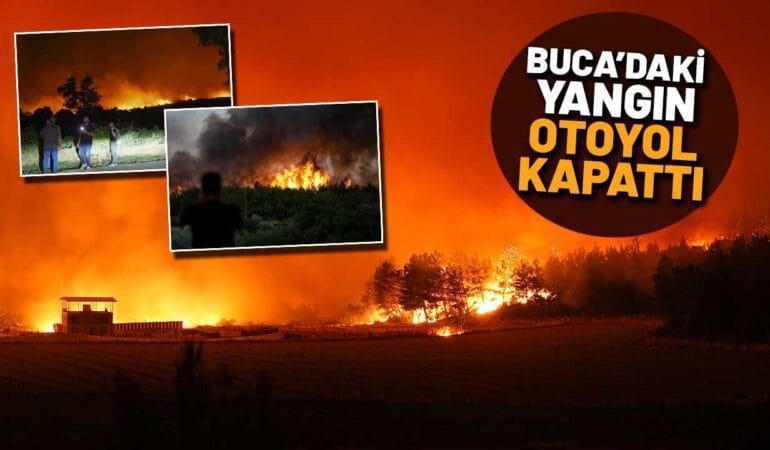 İzmir'de yangınlarla mücadele devam ediyor! Alevler yerleşim yerine ilerledi