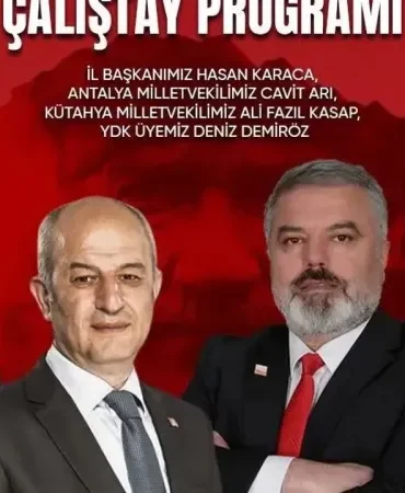 CHP Isparta’da Yerel Paydaşlarla Buluşuyor: Ağustos Çalıştayı