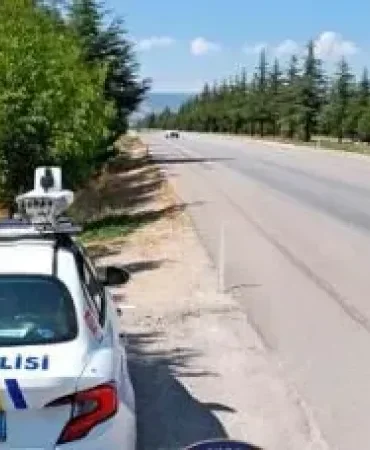 Isparta’da Trafik Kazalarını Önlemek İçin Yoğun Radar Denetimleri