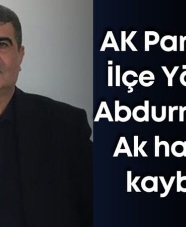 AK Parti Serik İlçe Yöneticisi Abdurrahman Ak Trafik Kazasında Hayatını Kaybetti
