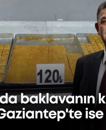 Antep Baklavası’nın Fiyatındaki Devasa Fark: Antalya’da 120 TL, Gaziantep’te 1500 TL!