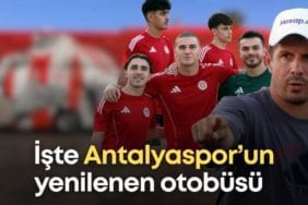 Antalyaspor’un Yeni Takım Otobüsüyle Yola Devam