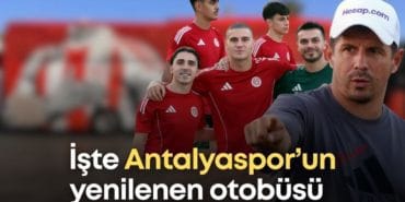 Antalyaspor’un Yeni Takım Otobüsüyle Yola Devam