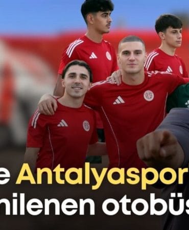 Antalyaspor’un Yeni Takım Otobüsüyle Yola Devam