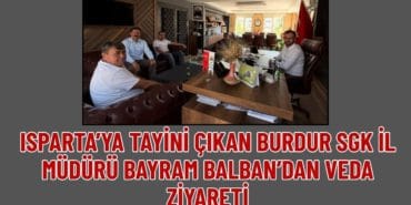 Bucak Ziraat Odası’nda veda ve teşekkür buluşması