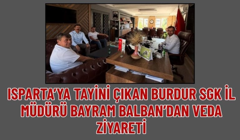 Bucak Ziraat Odası’nda veda ve teşekkür buluşması