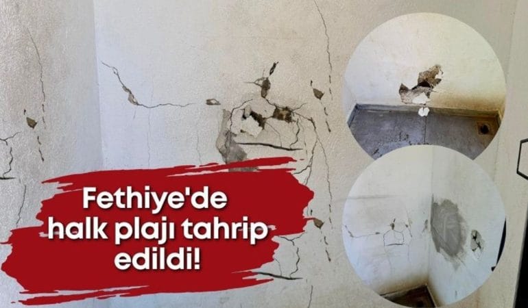 Fethiye Akmaz Halk Plajı’nda Vandalizm: Belediye, Vatandaşlardan Destek İstiyor