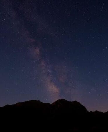 Isparta Melikler Yaylası’nda perseid meteor yağmuru büyüledi