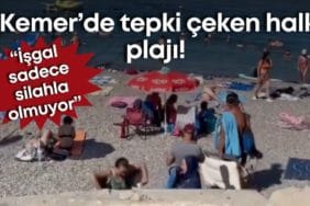 Kemer Halk Plajı’ndaki Sınırlı Alan ve Güvenlik Sorunları Tepki Çekiyor