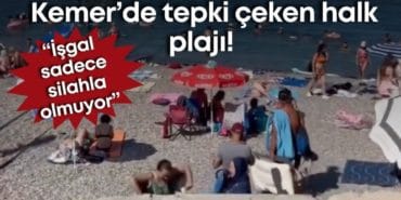 Kemer Halk Plajı’ndaki Sınırlı Alan ve Güvenlik Sorunları Tepki Çekiyor