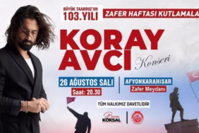 Zafer Haftası’nda Koray Avcı Konseri