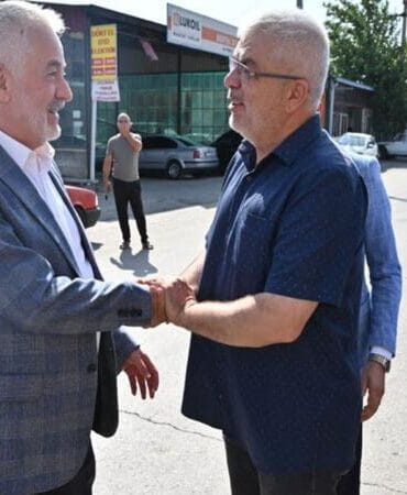 Başkan Başdeğirmen yeni Sanayi Sitesi’nde