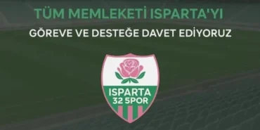 Isparta32 Spor, Aksarayspor Maçında ‘Askıda Bilet’ Kampanyasıyla Taraftarları Birleştiriyor