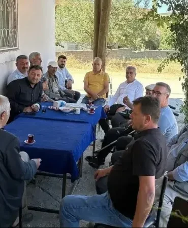 Isparta Milletvekili Zabun, Dinek Köylerinde Vatandaşlarla Buluştu