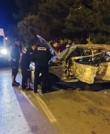 İstanbul Yolu’nda Trafik Kazası: Genç Sürücü Yaralı
