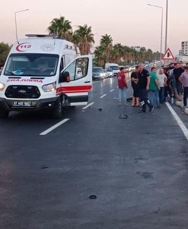 Gazipaşa’da Motosiklet-Otomobil Kazası: 1 Ağırlı Yaralı