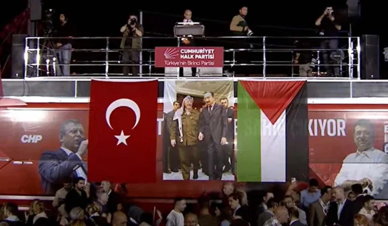 CHP’den ‘Filistin’e Destek’ mitingi!