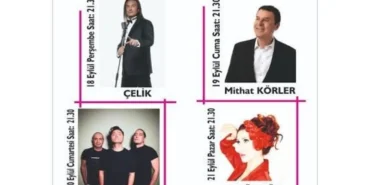 Isparta’da Gül ve Lavanta Hasat Festivali: Çelik, Mithat Körler, Zakkum ve Aslı Güngör Sahnede