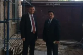 Isparta Ulu Cami’nde Restorasyon Çalışmaları İncelendi