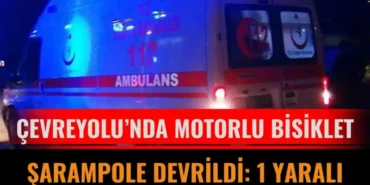 Isparta’da Motorsiklet Kazası: 1 Yaralı