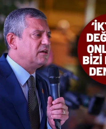 CHP Lideri Özel: ‘İktidarımızda Zalim Olmayacağız’