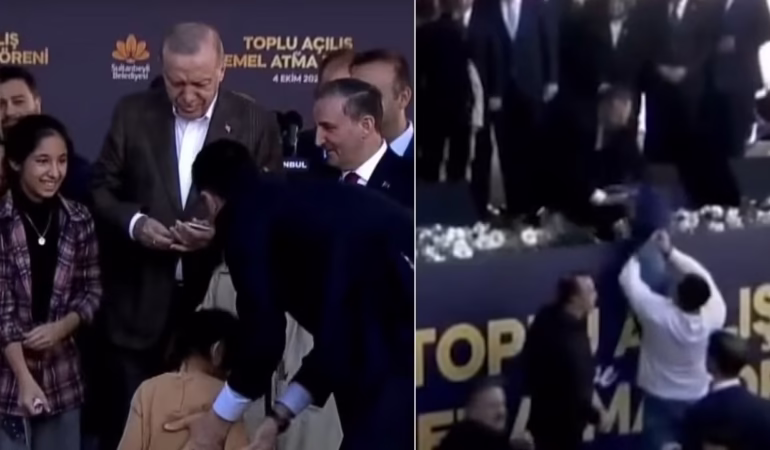 Cumhurbaşkanı Erdoğan’dan Tören Sahnesinde Çocuklara Nakit Harçlık: Geleneksel Dağıtım Yeniden Gündemde