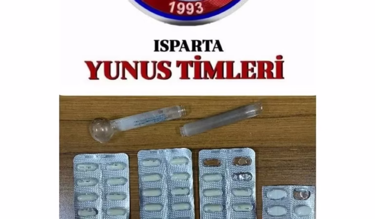 Isparta'da Narkotik Operasyonu: 46 Ecza Yakalandı