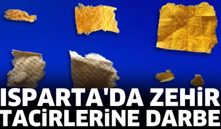 Isparta'da Narkotik Operasyonu: 5 Gözaltı