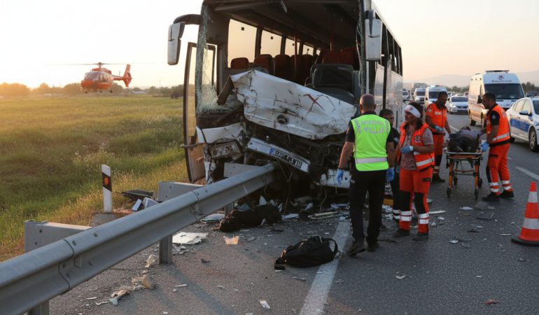Adanada-Yolcu-Otobusu-Bariyere-Carpti-8-Yarali-gemini