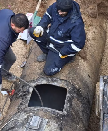 Isparta Eğirdir su hattındaki arıza giderildi