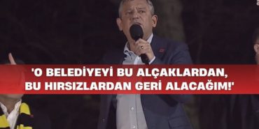 Özel’den Beykoz’da Sert Çıkış: Sandığı Getirin