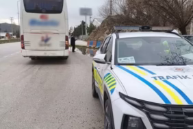 Antalya-Burdur Yolunda Aynı Firmaya Ait Otobüse Hız Cezası