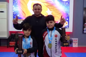 Eski Boksörün Karateci Oğulları Türkiye Şampiyonu Oldu