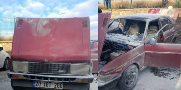 Isparta Cezaevi Yakınlarında Korkutan Araç Yangını: Ekipler Müdahale Etti